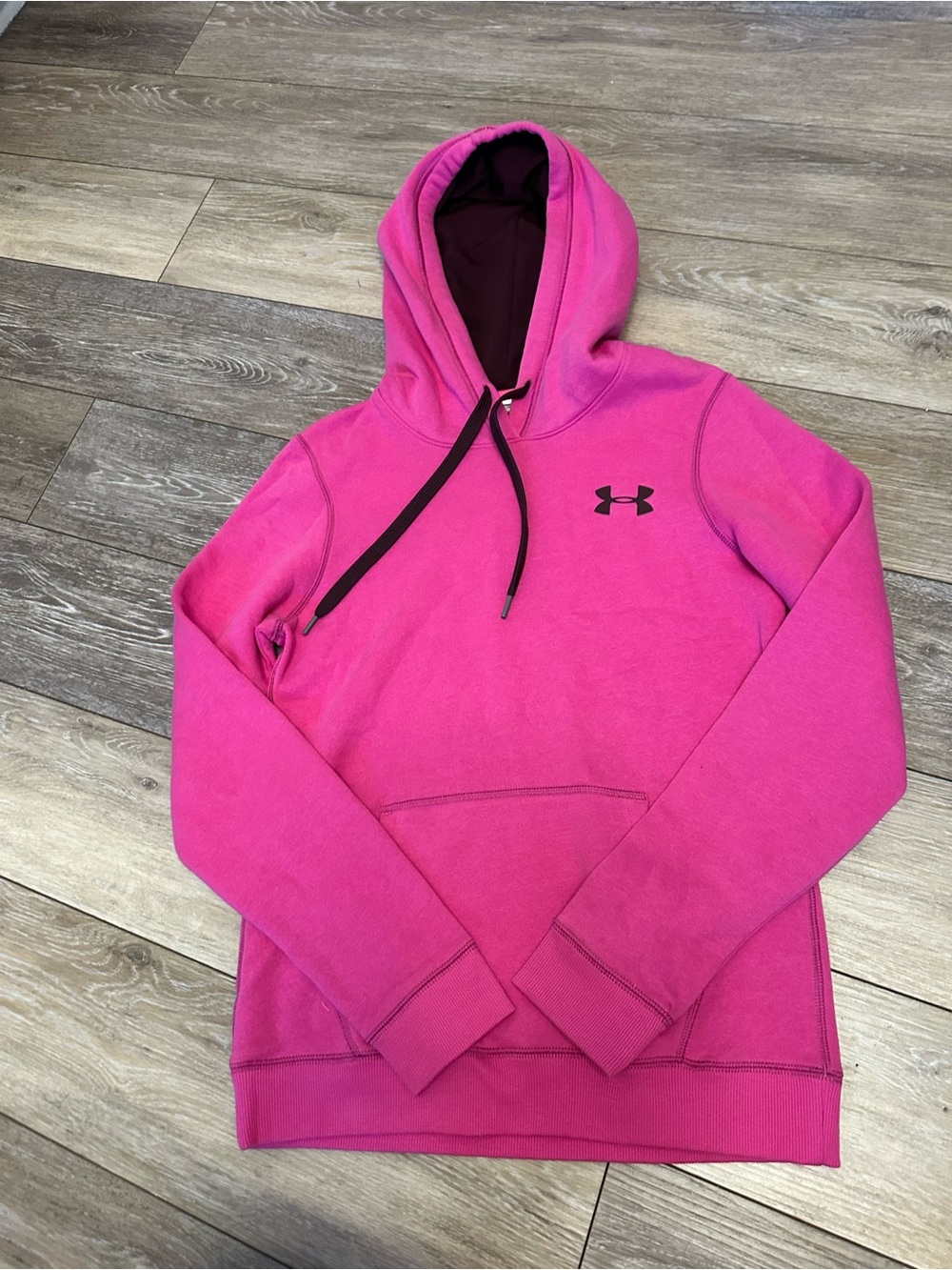 Under Armour Women's Hot Pink Pullover Hoodie